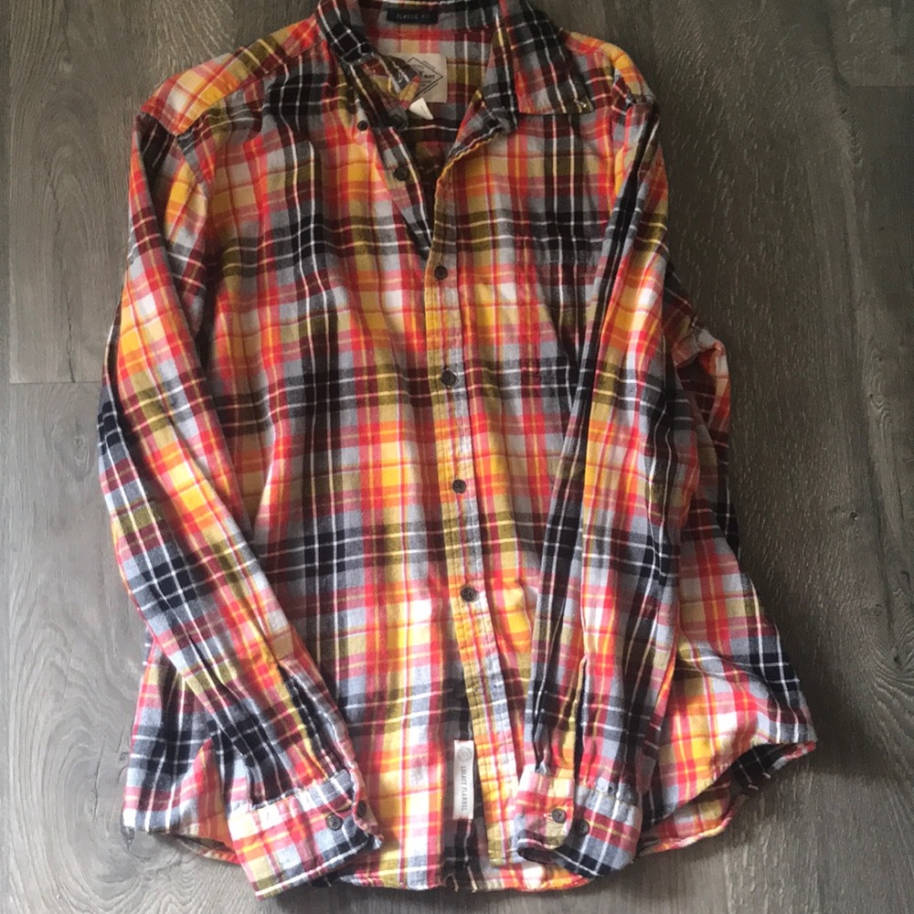 Men’s button up flannel St. John’s Bay
